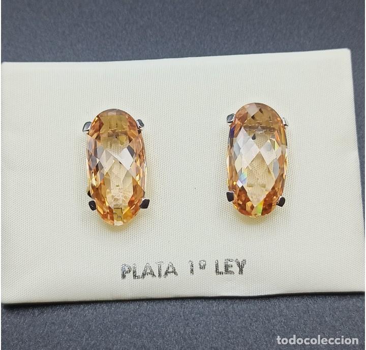 Joyeria: PENDIENTES CRISTAL SWAROVSKI Y PLATA DE LEY. - Foto 3