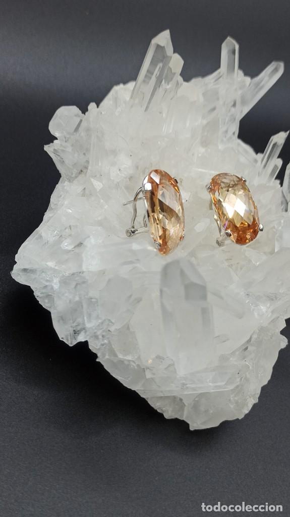 Joyeria: PENDIENTES CRISTAL SWAROVSKI Y PLATA DE LEY. - Foto 5