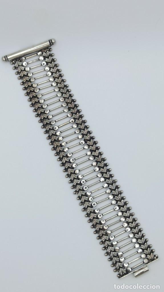 Joyeria: PULSERA BRAZALETE HIND&Uacute; PLATA DE LEY. - Foto 2