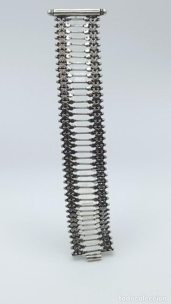 Joyeria: PULSERA BRAZALETE HIND&Uacute; PLATA DE LEY. - Foto 3