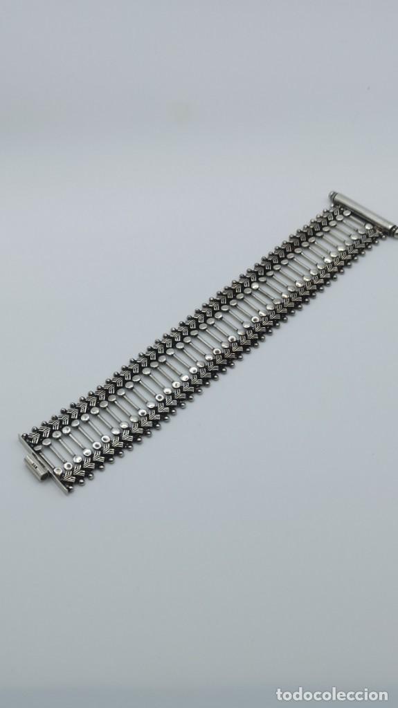 Joyeria: PULSERA BRAZALETE HIND&Uacute; PLATA DE LEY. - Foto 4