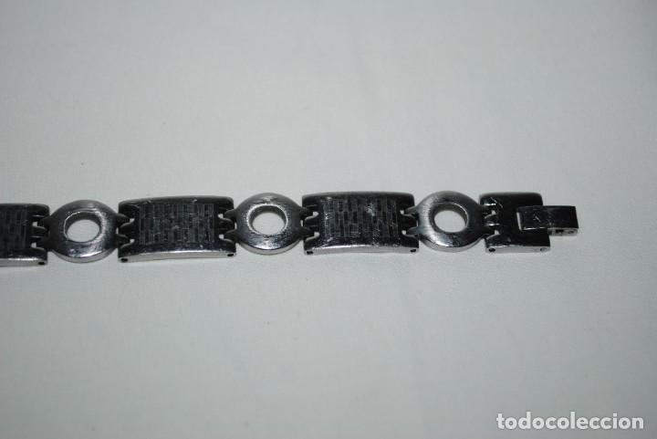 Joyeria: MODERNA PULSERA DE ACERO, AL CARBONO . - Foto 3