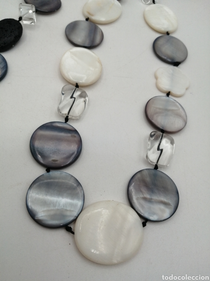 Joyeria: Collar n&aacute;car espuma de mar y cuarzo - Foto 3