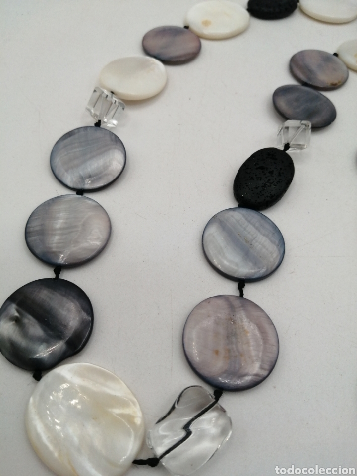 Joyeria: Collar n&aacute;car espuma de mar y cuarzo - Foto 4