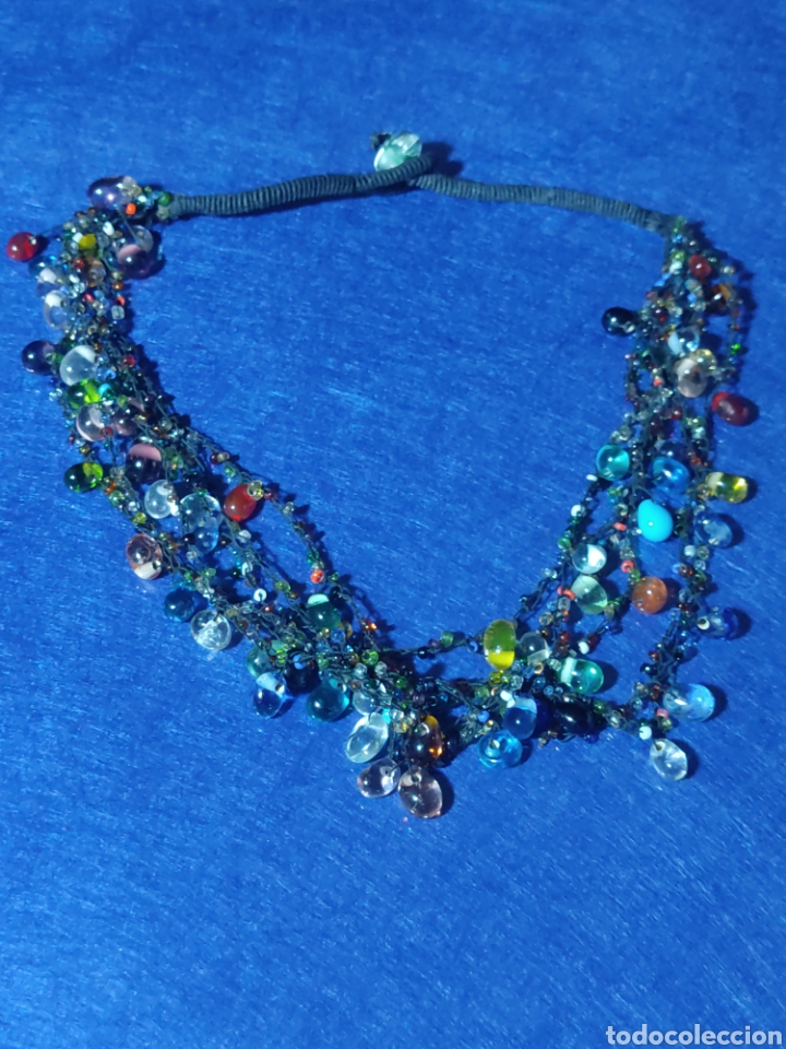 Joyeria: Collar, gargantilla de cristal.Vintage. - Foto 2