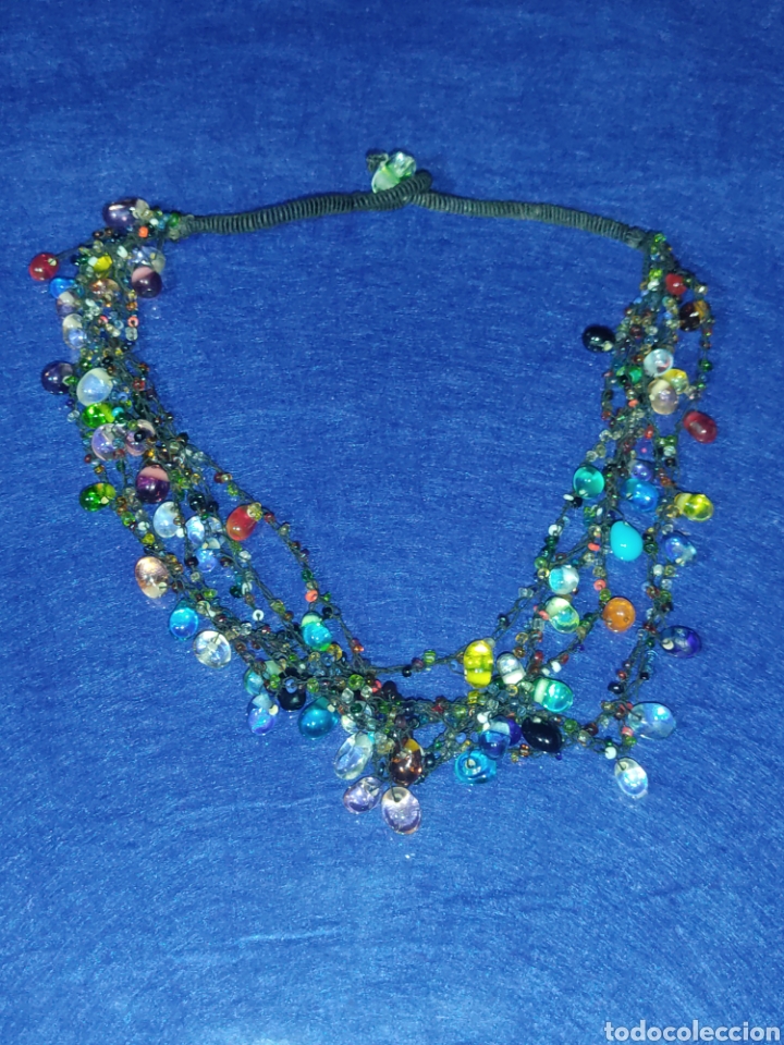 Joyeria: Collar, gargantilla de cristal.Vintage. - Foto 3