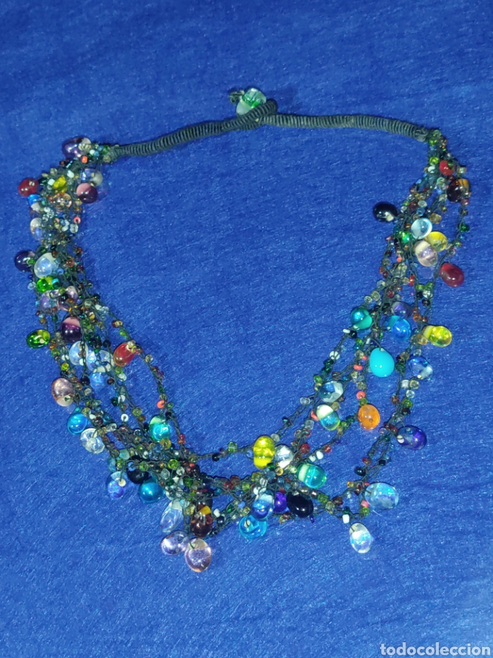 Joyeria: Collar, gargantilla de cristal.Vintage. - Foto 4
