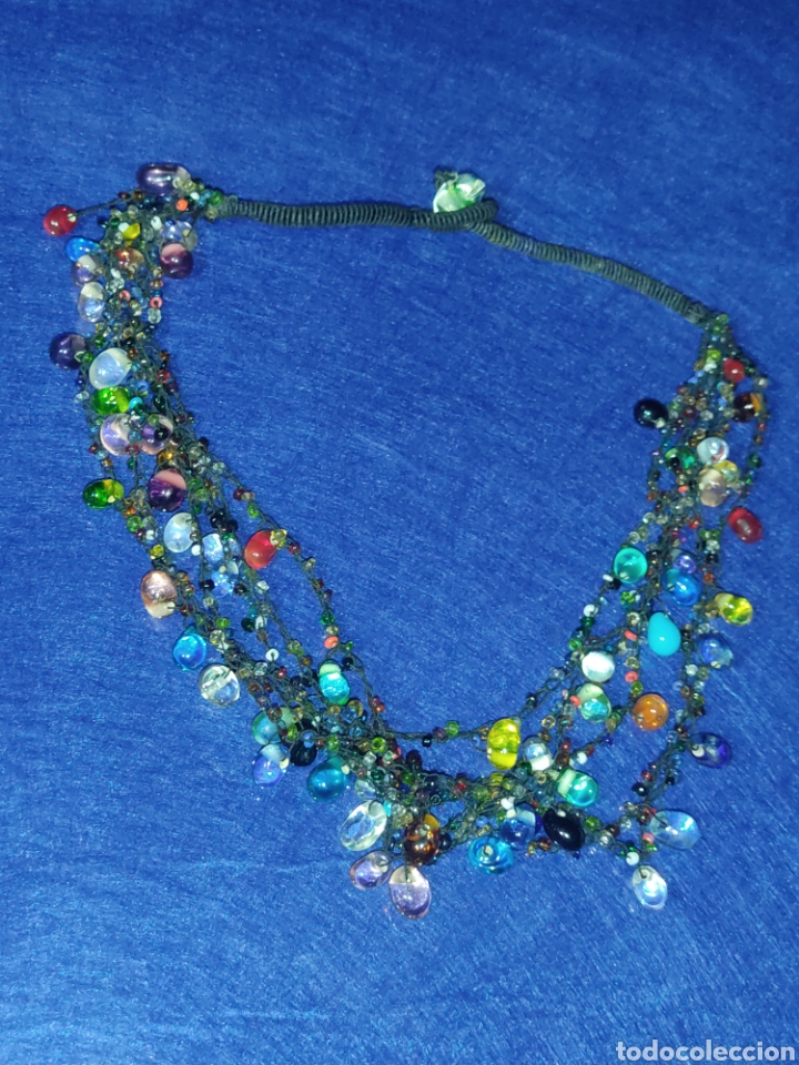 Joyeria: Collar, gargantilla de cristal.Vintage. - Foto 5