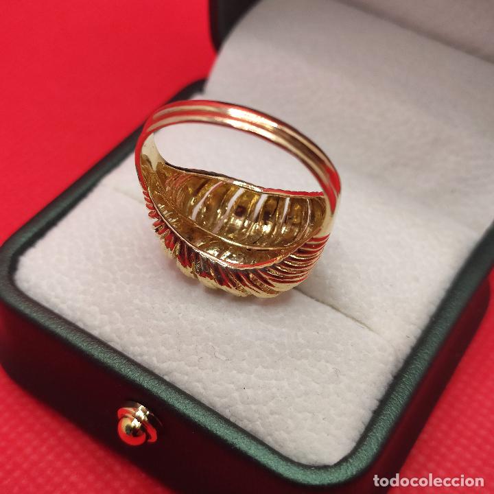Joyeria: Sortija Formas Espiga Oro de Ley - Foto 4
