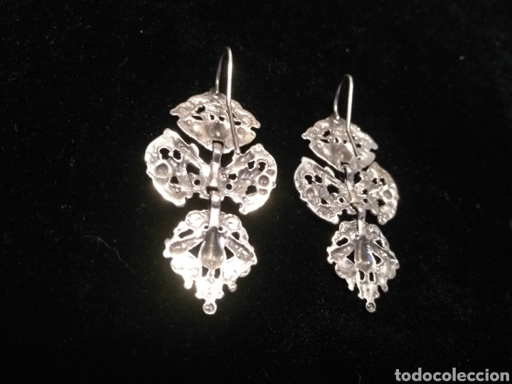 Joyeria: JUEGO DE PENDIENTES DE PLATA DE LEY EN SU COLOR - Foto 3