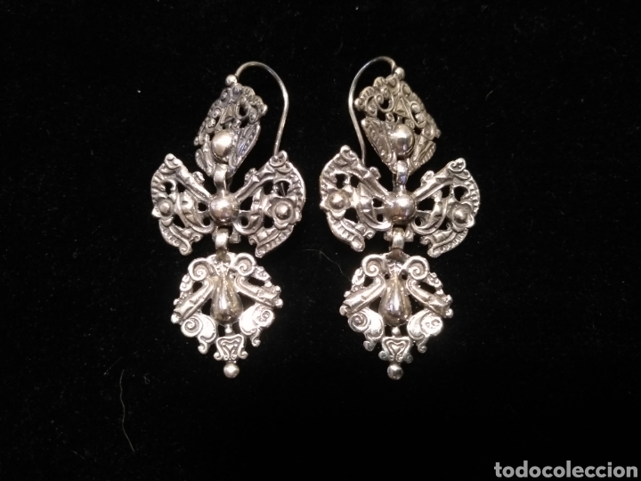 Joyeria: JUEGO DE PENDIENTES DE PLATA DE LEY EN SU COLOR - Foto 1