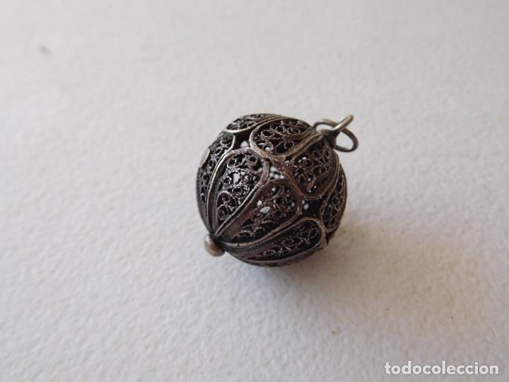 colgante con tubo plata de los 80 (para esnifar - Acheter Pendentifs  anciens sur todocoleccion