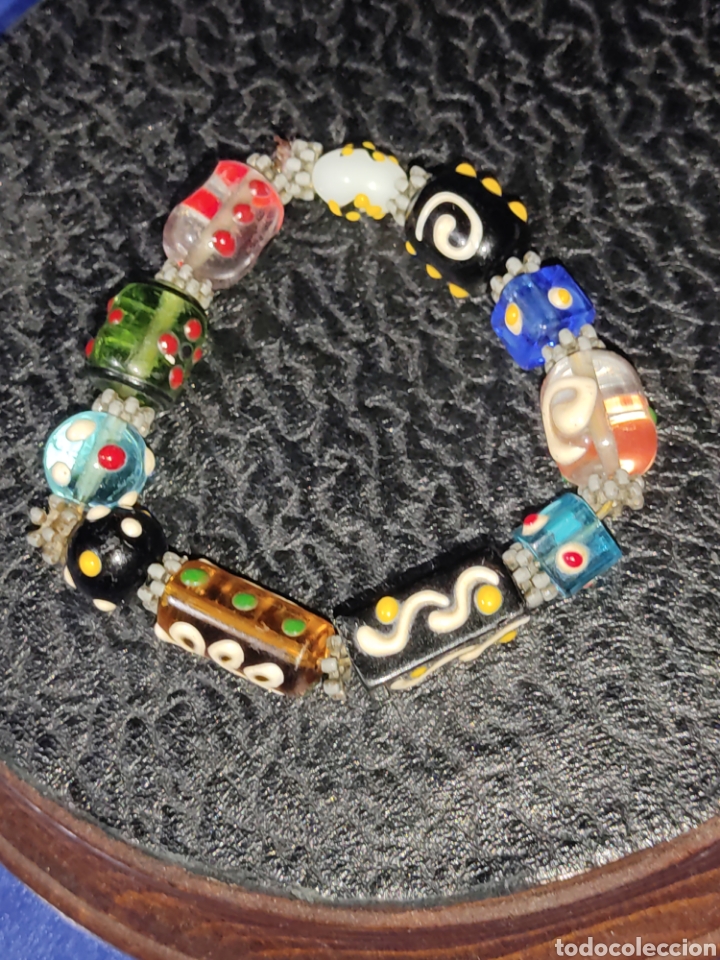 Joyeria: Pulsera de cristal de Murano. - Foto 4