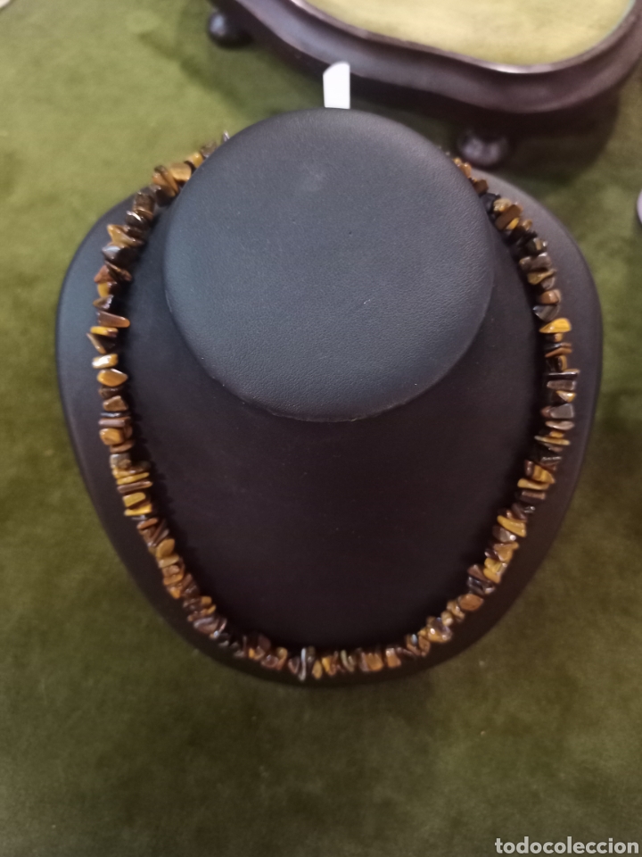 Joyeria: Collar piedra ojo de tigre. REF-7430 - Foto 1