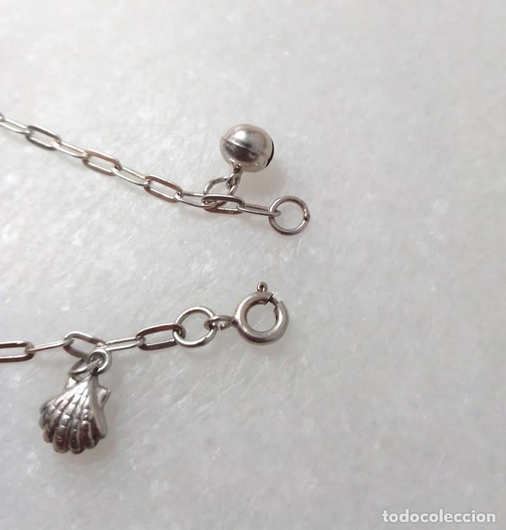 Joyeria: Pulsera tobillera de plata de ley - Medida 24 cm. - Foto 3