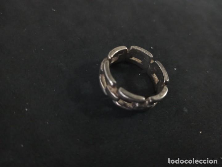 Joyeria: BONITO ANILLO ANTIGUO DE PLATA 925 - Foto 5