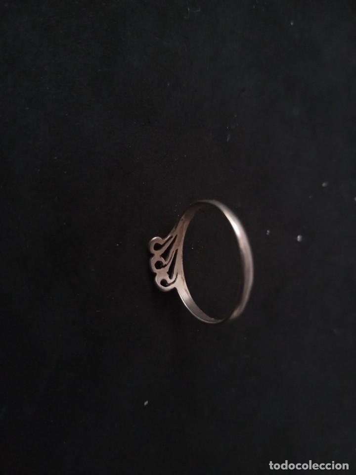 Joyeria: BONITO ANILLO ANTIGUO DE PLATA 925 - Foto 5