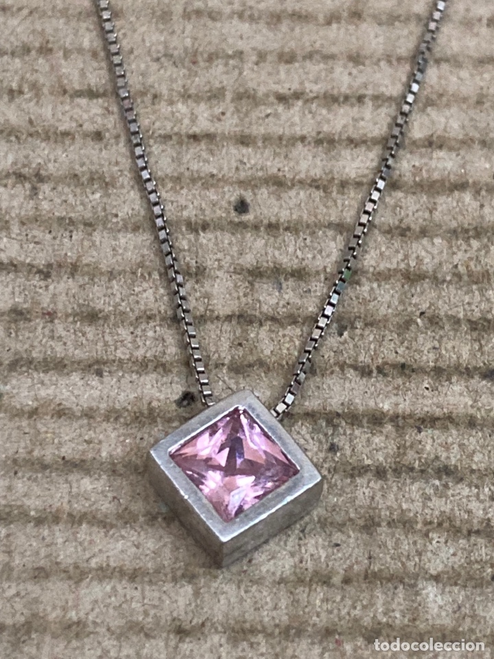 Joyeria: Colgante y cadena de plata - Foto 2