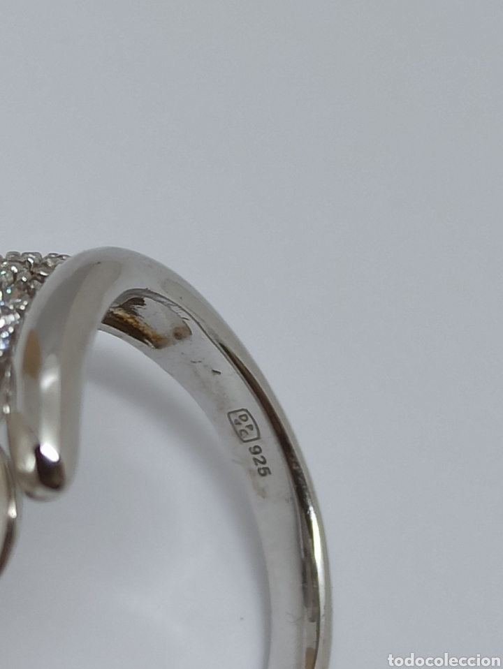 Joyeria: Anillo de plata de ley 925 perlas y circonitas - Foto 9