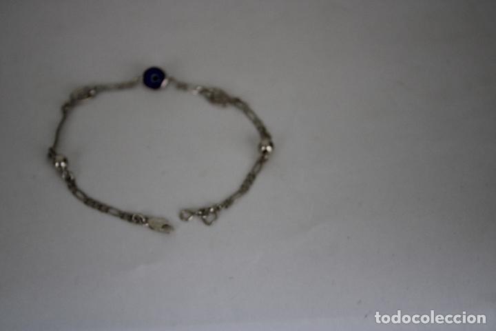 Joyeria: pulsera plata 925 con ojo turco - Foto 2