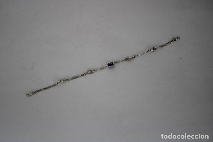 Joyeria: pulsera plata 925 con ojo turco - Foto 3