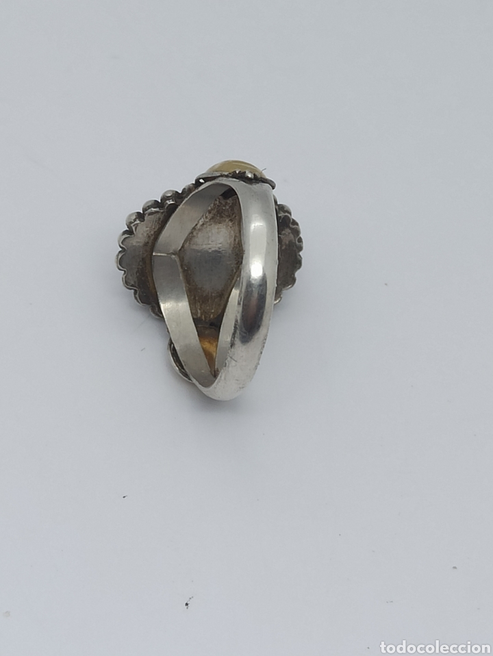 Joyeria: Antiguo anillo en plata de ley 925 y or&oacute; - Foto 7