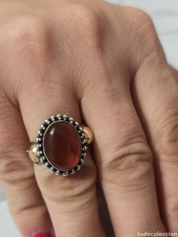 Joyeria: Antiguo anillo en plata de ley 925 y or&oacute; - Foto 10