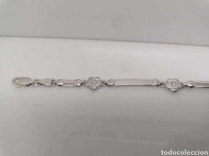 Joyeria: Pulsera oro blanco 18kts y brillantes - Foto 1