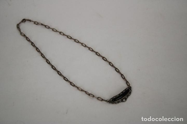 Joyeria: collar plata con azabache - Foto 2
