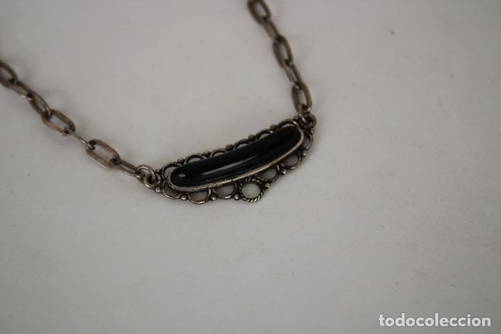 Joyeria: collar plata con azabache - Foto 3