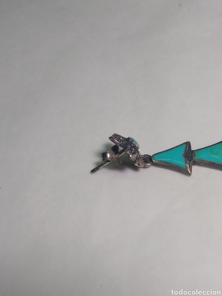 Joyeria: Pendientes plata y turquesa + - Foto 3