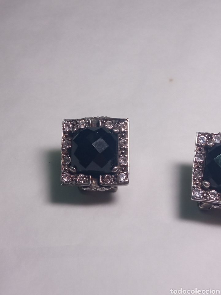 Joyeria: pendiente Plata y azabache. y circonitas - Foto 2