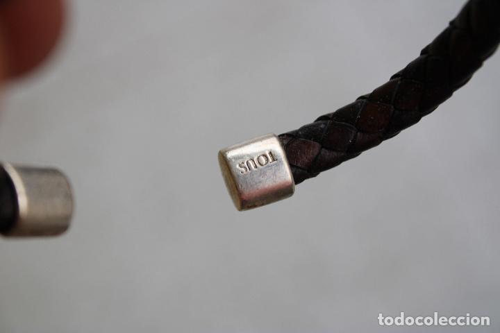 Joyeria: brazalete tous de cuero y plata - Foto 2