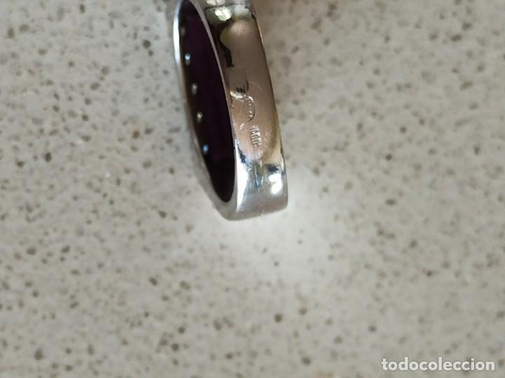 Joyeria: ANILLO ORO BLANCO Y AMATISTA Y CIRCONITAS - Foto 3