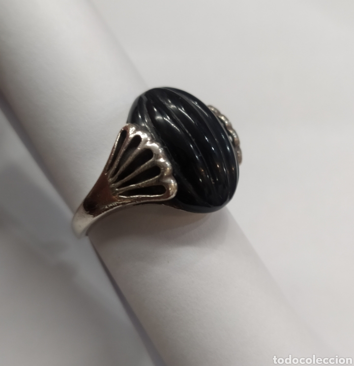 Joyeria: Anillo Monet de plata y &Oacute;nix . Plata 925 - Foto 2
