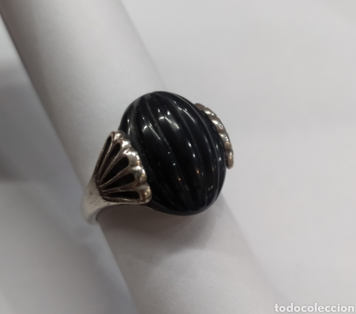 Joyeria: Anillo Monet de plata y &Oacute;nix . Plata 925 - Foto 3