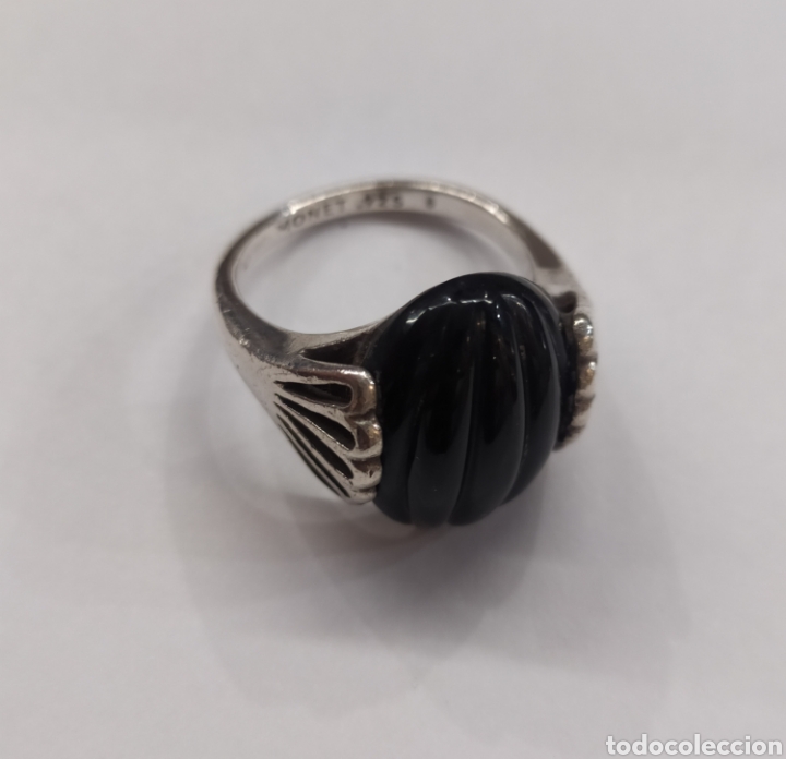 Joyeria: Anillo Monet de plata y &Oacute;nix . Plata 925 - Foto 4