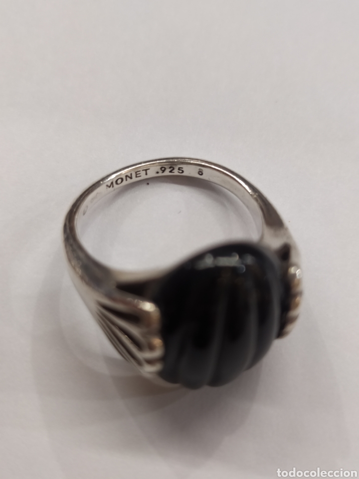 Joyeria: Anillo Monet de plata y &Oacute;nix . Plata 925 - Foto 5