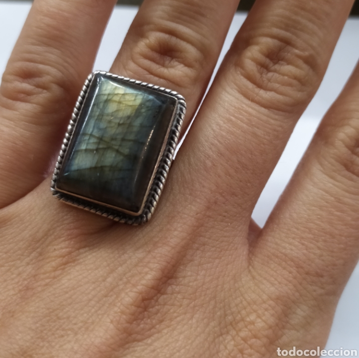 Joyeria: Anillo de Labradorita y plata 925. - Foto 1