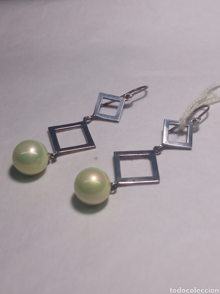 Joyeria: Pendientes plata y perla + - Foto 1