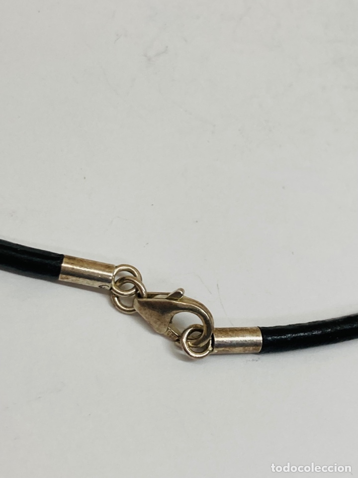 Joyeria: Collar de plata y cuero - Foto 2
