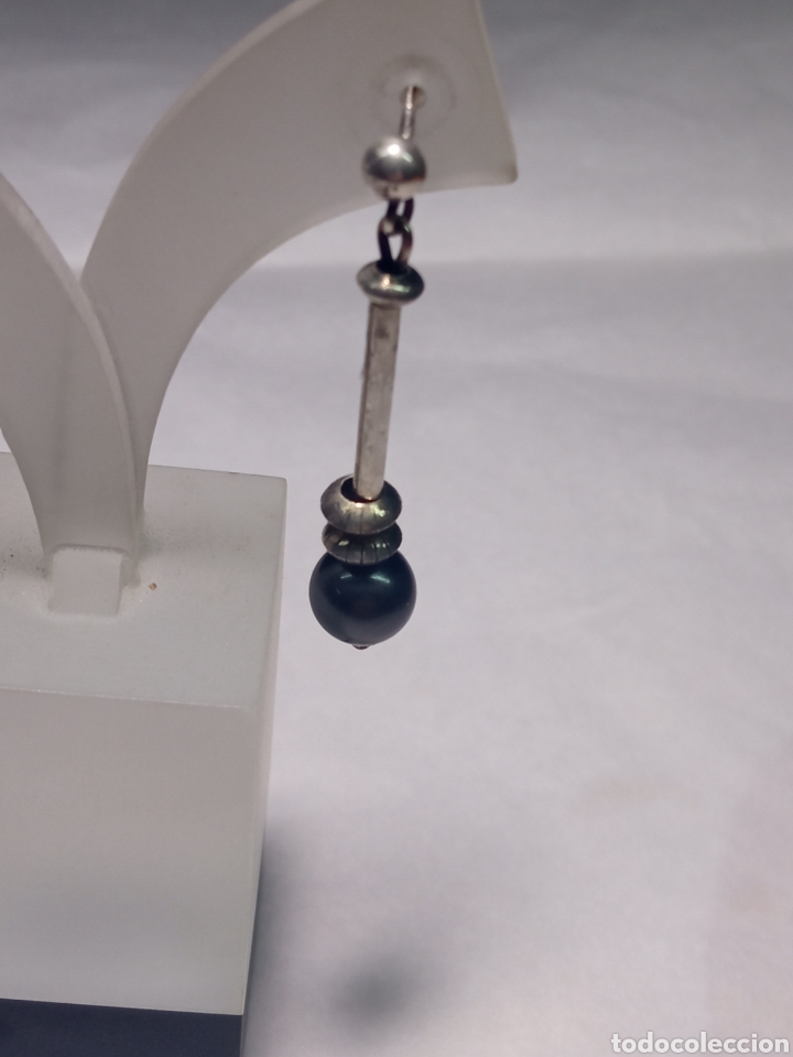 Joyeria: Pendientes plata largos + - Foto 2
