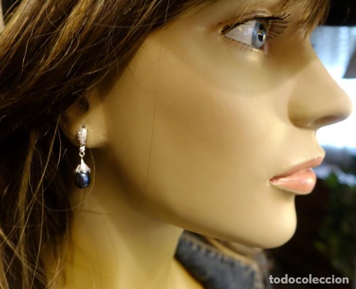 Joyeria: PENDIENTES PLATA Y PERLA NATURAL NEGRA - Foto 3