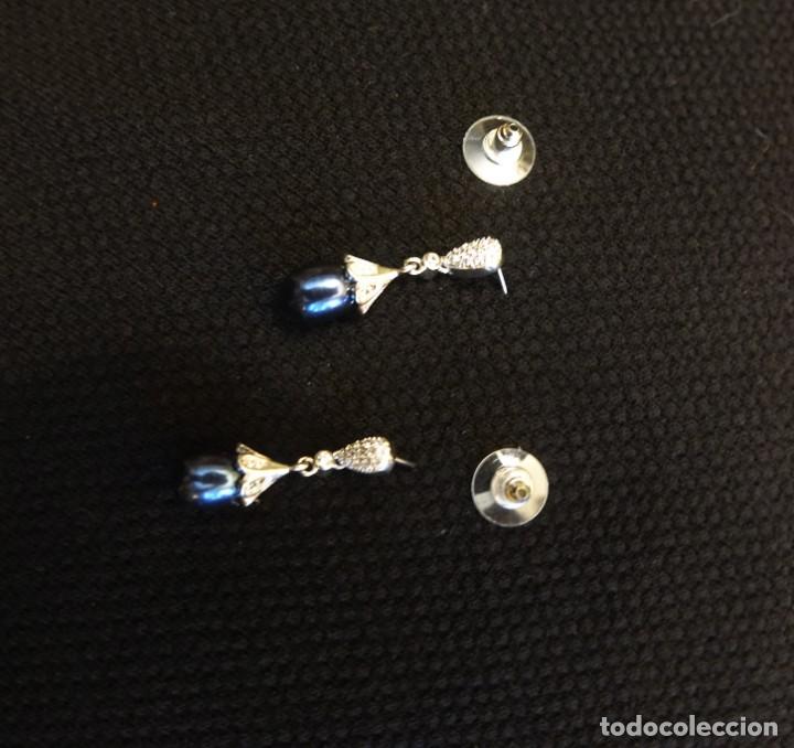 Joyeria: PENDIENTES PLATA Y PERLA NATURAL NEGRA - Foto 6