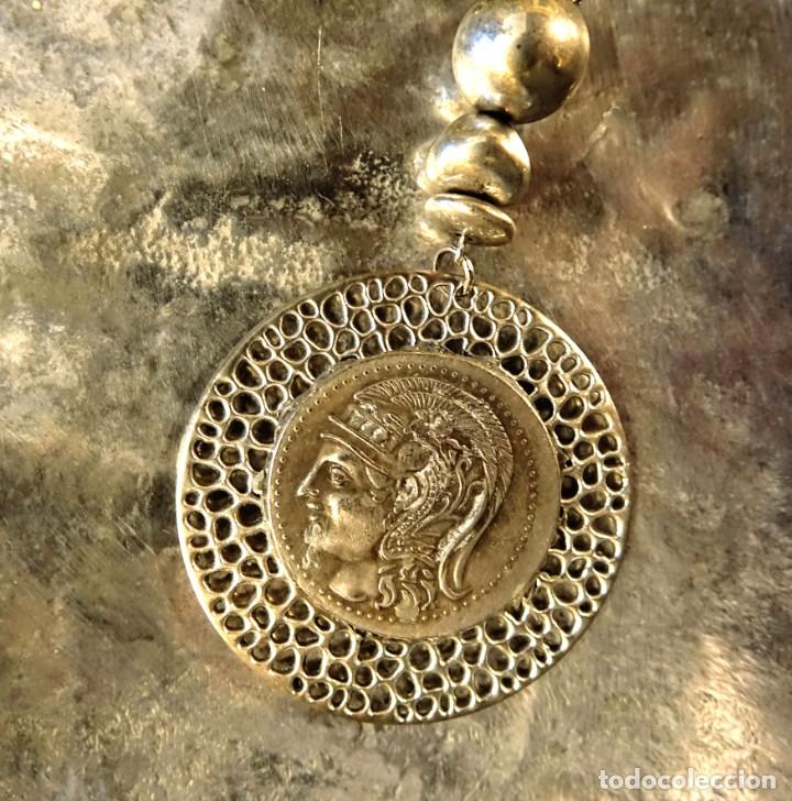 Joyeria: COLLAR MONEDA GRIEGA PERFIL Y BUHO - Foto 1
