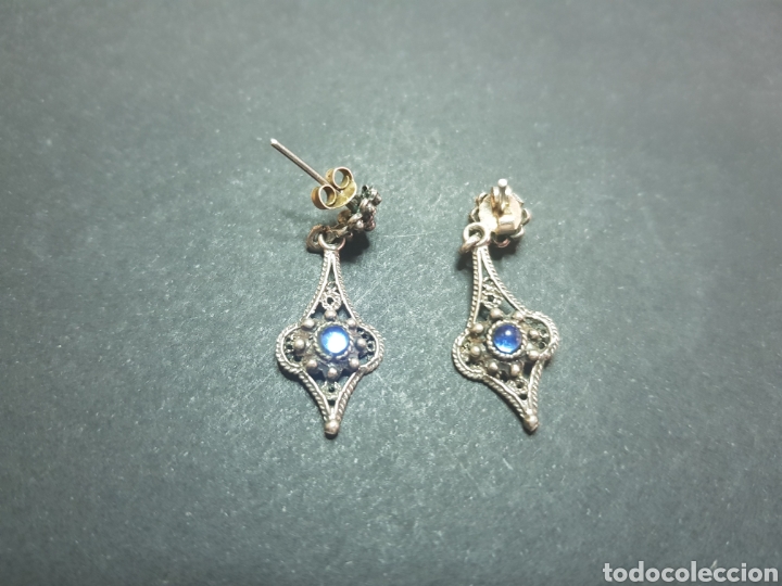 Joyeria: #560 PENDIENTES PLATA925 BOTON CHARRO - Foto 1