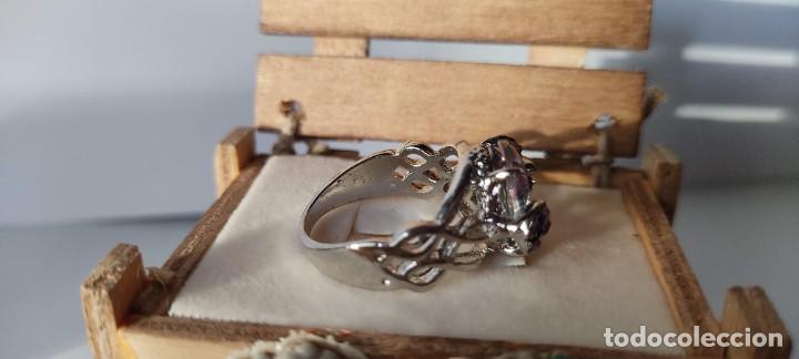 Joyeria: Espectacular anillo con cristal topacio m&iacute;stico arcoiris - Foto 6