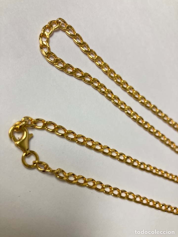 Joyeria: Cadena barbada chapada oro - Foto 4