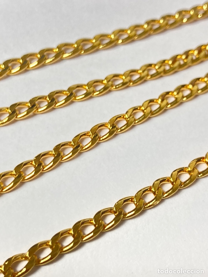 Joyeria: Cadena barbada chapada oro - Foto 5