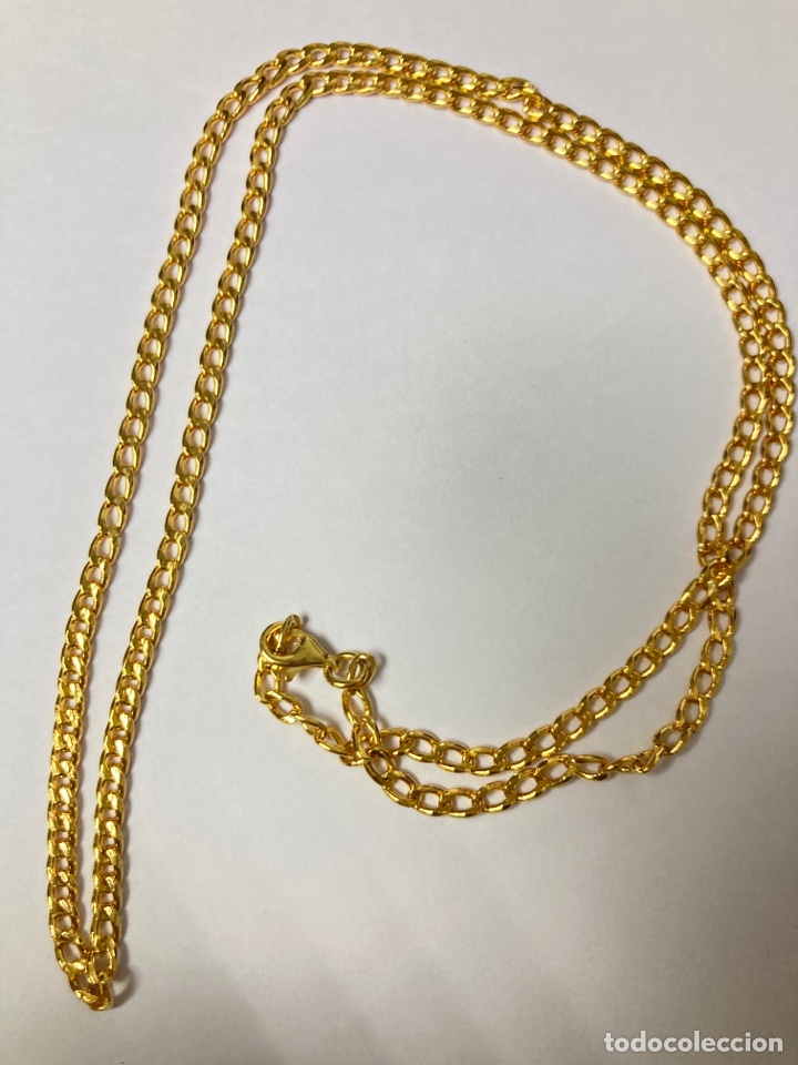 Joyeria: Cadena barbada chapada oro - Foto 1